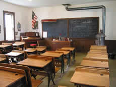 Pleasant Valley One-Room Schoolhouse Interior