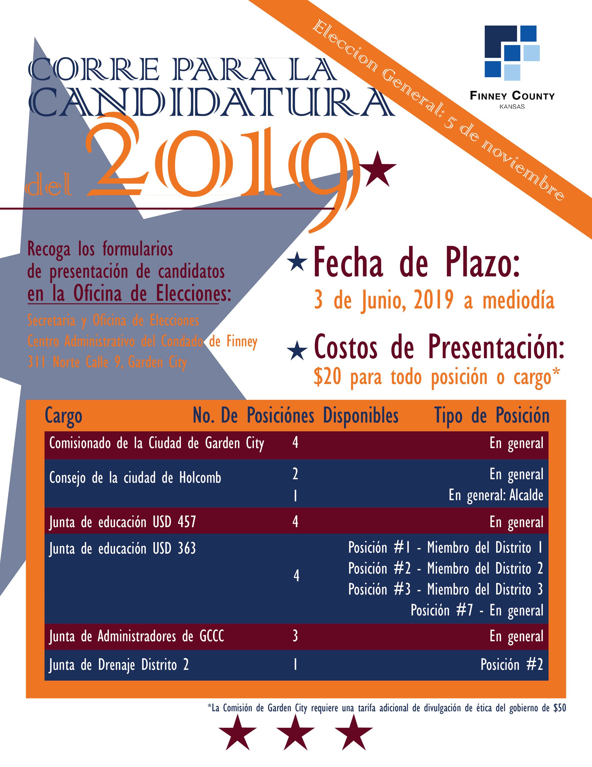 Filing Deadline - Flyer (05-17-19) SPANISH