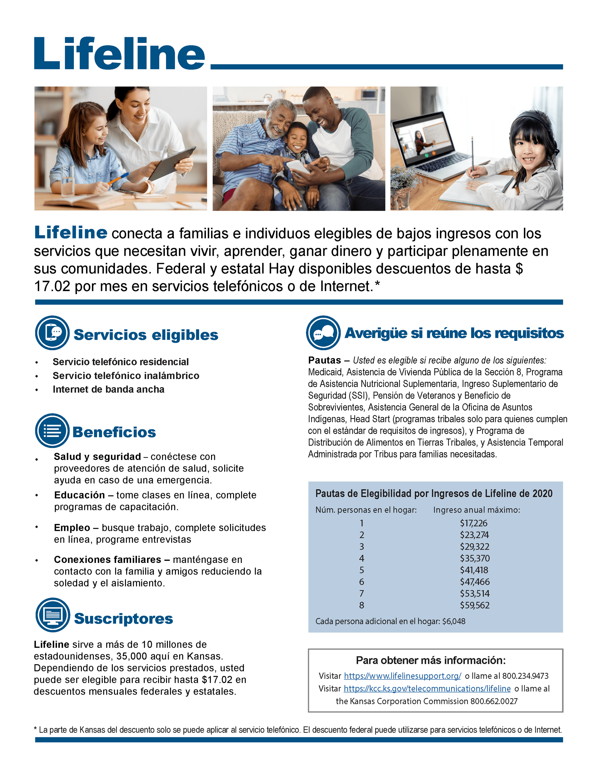 Lifeline Promo - SPANISH